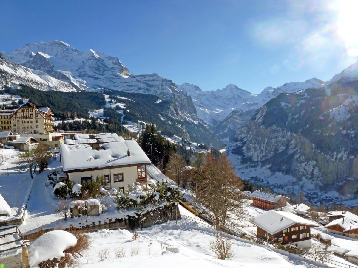 Apartment Goldenhorn Apt-F By Interhome Wengen Luaran gambar